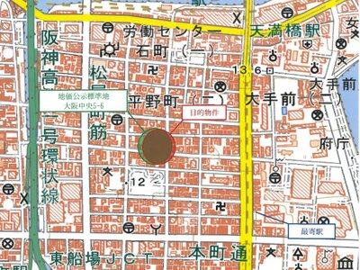 大阪府大阪市中央区 天満橋駅6分 マンション「都住創大手通」2,404万円の競売物件情報 #8