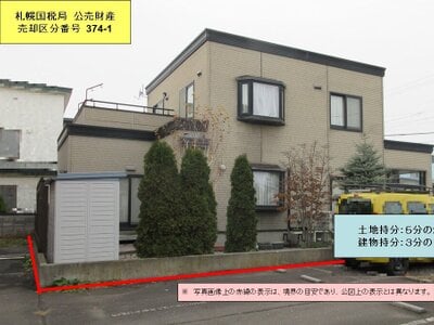 (値下げ) 北海道函館市 杉並町駅27分 土地 204万円の国税庁公売物件情報 #2
