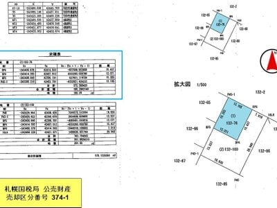 (値下げ) 北海道函館市 杉並町駅27分 土地 204万円の国税庁公売物件情報 #6