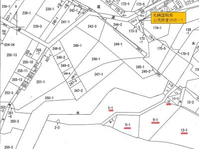 (値下げ) 北海道小樽市 銭函駅 土地 225万円の国税庁公売物件情報 #4