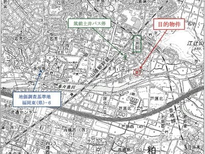 福岡県福岡市東区 土井駅6分 土地 1,325万円の競売物件情報 #4