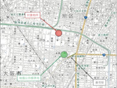 大阪府大阪市旭区 関目高殿駅8分 マンション「旭コーポ」583万円の競売物件情報 #11