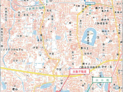 大阪府羽曳野市 高鷲駅24分 土地 1,680万円の競売物件情報 #5