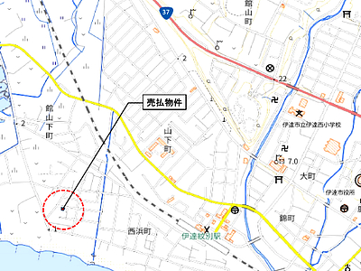 北海道伊達市 伊達紋別駅16分 土地 185万円の国有財産売却物件情報 #2