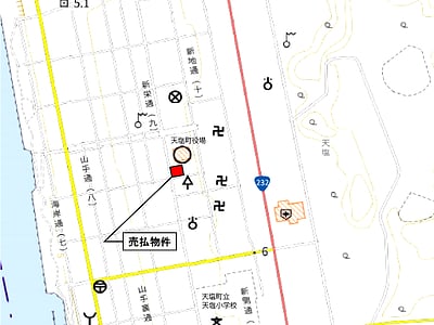 北海道天塩郡天塩町 土地 984万円の国有財産売却物件情報 #2