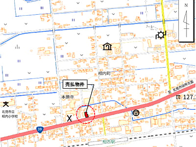 北海道北見市 相内駅3分 土地 273万円の国有財産売却物件情報 #2