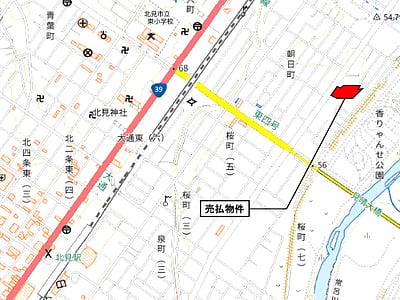 (値下げ) 北海道北見市 北見駅16分 土地 4,750万円の国有財産売却物件情報 #2