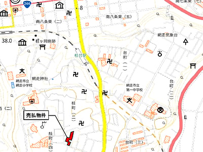 (値下げ) 北海道網走市 桂台駅3分 土地 293万円の国有財産売却物件情報 #2